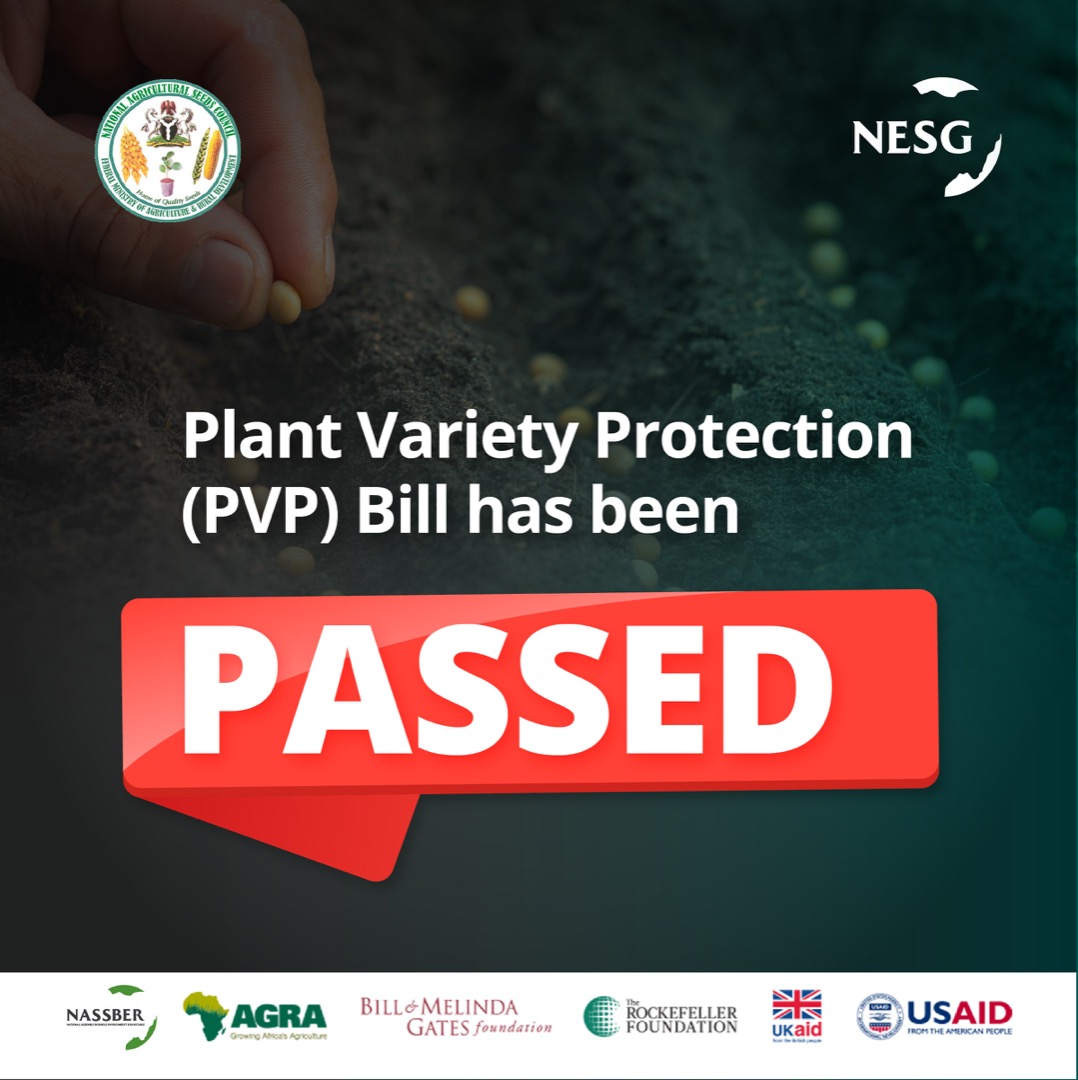 NESG applauds the new Plant Variety Protection Act 2021